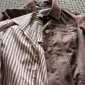 Designer Brown Jean Jacket